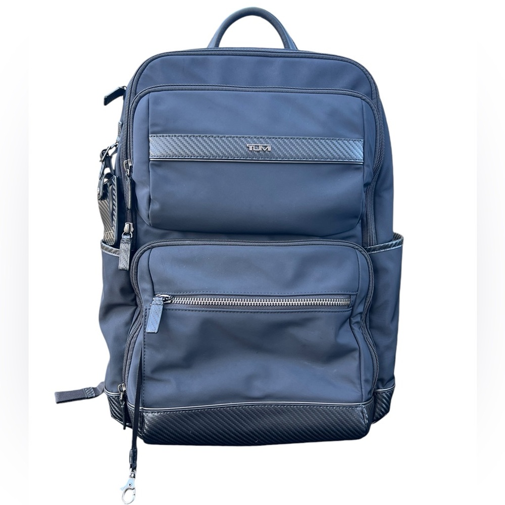 Tumi Backpack Black Carbon Fiber Accents